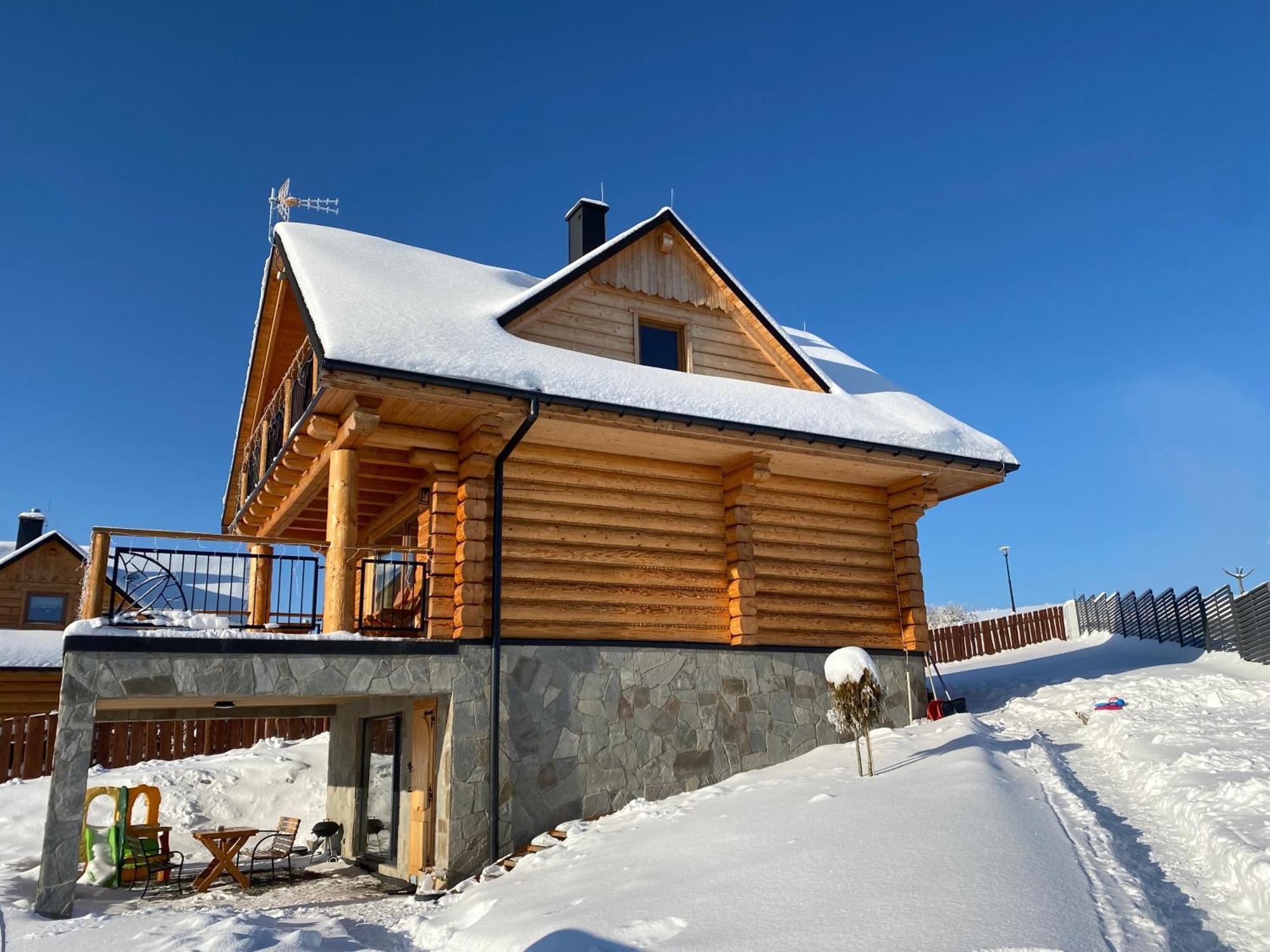Zloty Gron Log Houses & Apartments Istebna Exterior foto
